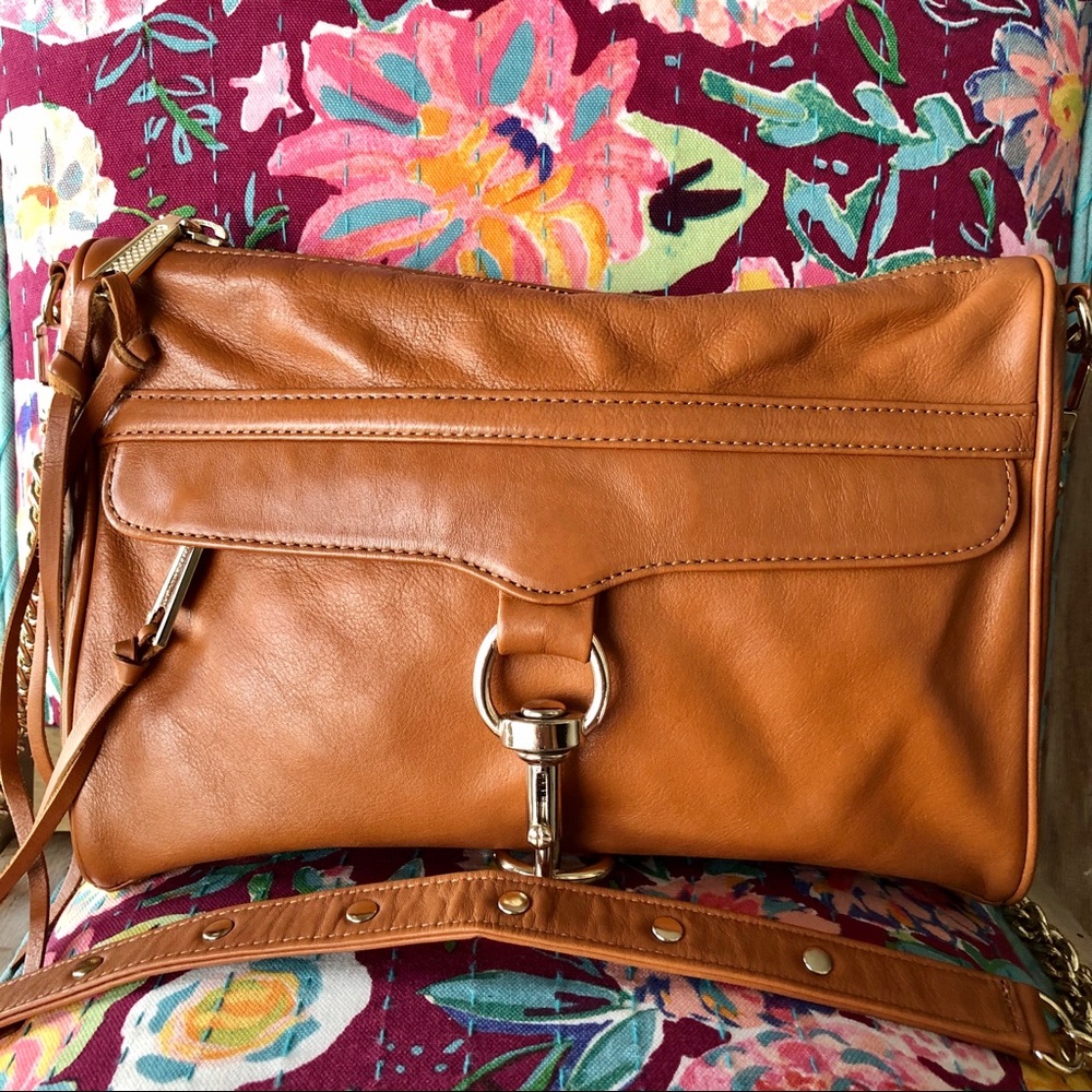 Rebecca Minkoff M.A.C. Crossbody in Tan/ Almond